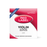 D'ADDARIO Super Sensitive 2105 Red Label Violin String Set - 3/4 Size 39850 фото