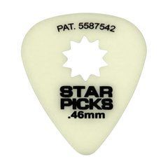 EVERLY GLOW IN THE DARK STAR PICK THIN .46mm (12-PACK) 40514 фото