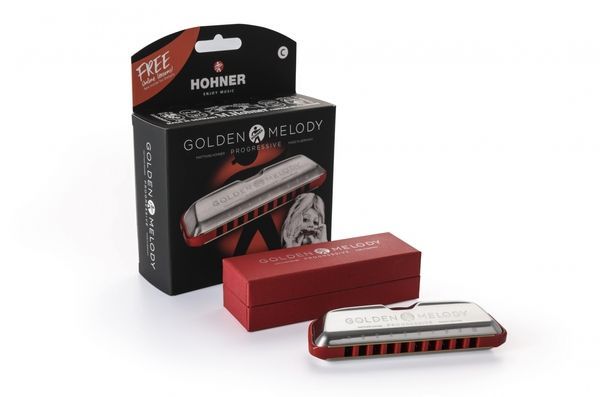 Губная гармошка Hohner Golden Melody Progressive M54408X G-major 128022 фото