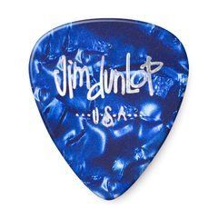 DUNLOP CELLULOID BLUE PEARLOID PICK HEAVY 26673 фото