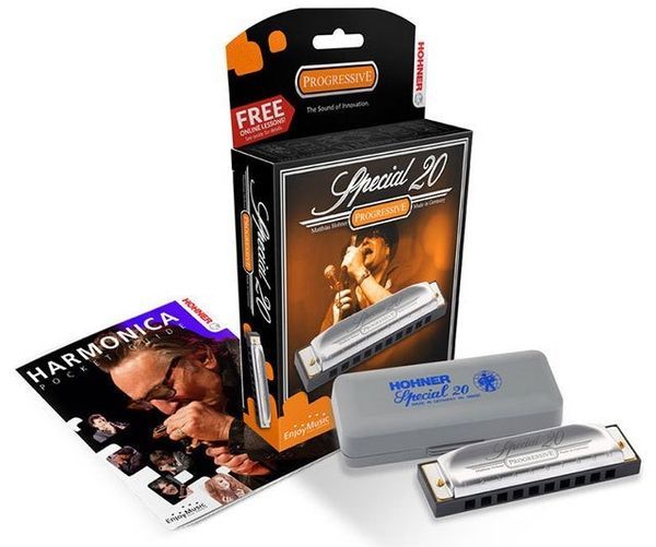 Губная гармошка Hohner Progressive Special 20 M560476 F#-natural minor 128285 фото