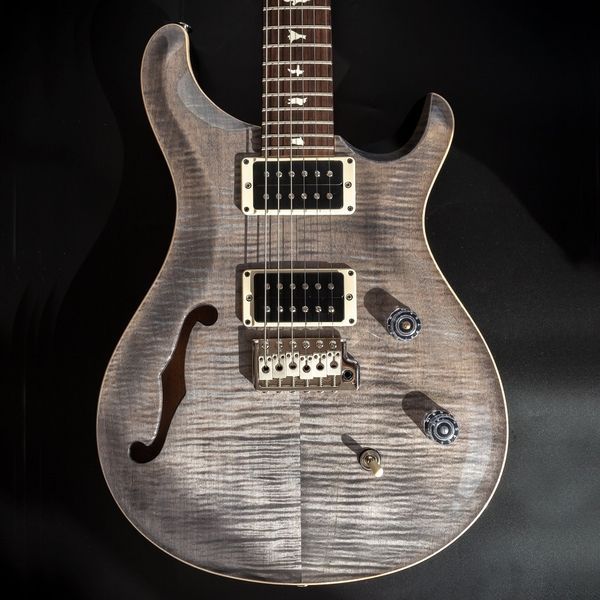 PRS CE 24 Semi-Hollow Faded Grey Black Electric Guitar 40117 photo