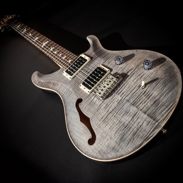 PRS CE 24 Semi-Hollow Faded Grey Black Electric Guitar 40117 photo