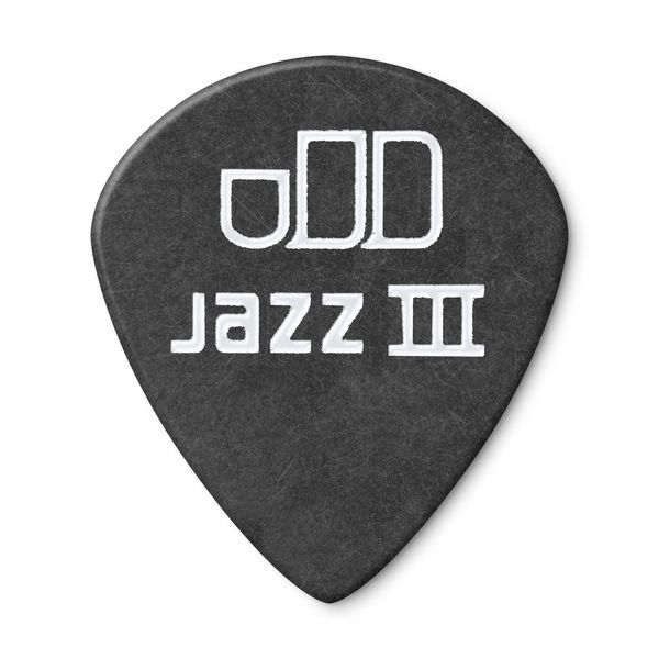 Медіатор Dunlop 482P1.0 Tortex Pitch Black Jazz III 1.0 mm (12 шт.) 124884 фото
