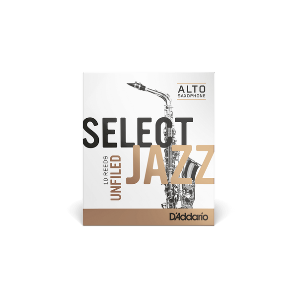 Трости для альт-саксофона D'Addario Select Jazz Unfiled 2M (10 шт) 37683 фото