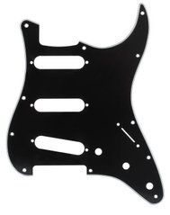 DIMARZIO FG2108B 3-PLY PICKGUARD FOR STRATOCASTER (BLACK) 31123 фото