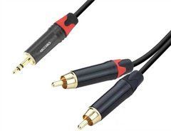 Кабель з конекторами ABCCABLS MA309L2 miniJack-2xRCA 2m MA309L2 фото