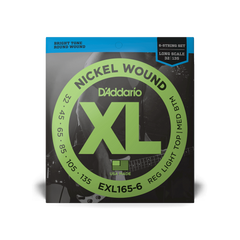 D'ADDARIO EXL165-6 XL NICKEL WOUND BASS REG LIGHT TOP / MED BOTTOM 6-STRING (32-135) 19580 фото