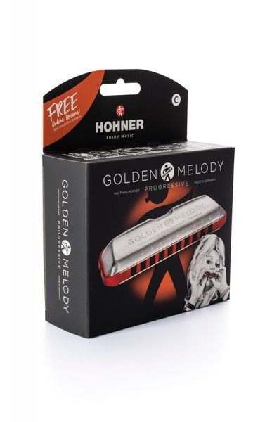 Губная гармошка Hohner Golden Melody Progressive M54403X D-major 128020 фото