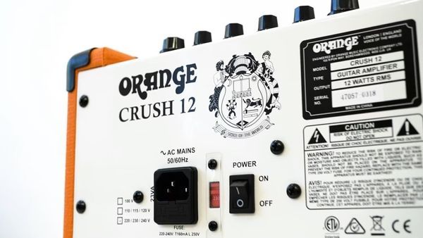 Комбопідсилювач для електрогітари Orange Crush 12 Black 122572 фото