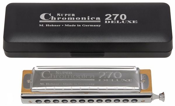 Губна гармошка Hohner Super Chromonica 270 Deluxe M754008 G-major 128778 фото