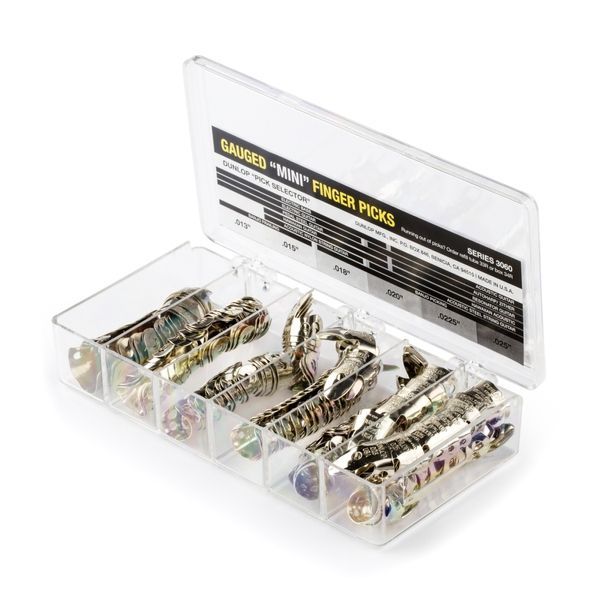 Набір медіаторів Dunlop 3060 Nickel Silver Mini Fingerpick Cabinet (120 шт.) 122949 фото