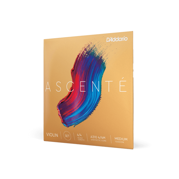 D'ADDARIO ASCENT&Eacute; VIOLIN STRING SET 4/4 Scale Medium Tension 35011 фото