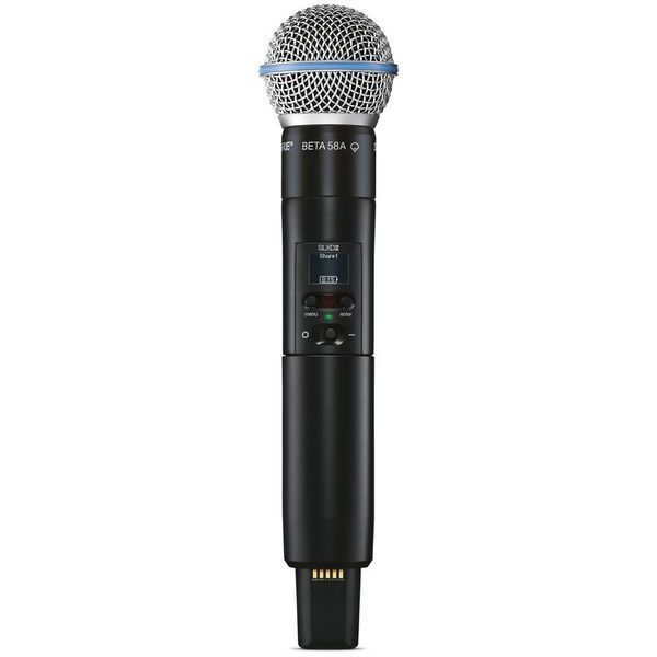 Shure SLXD24E/Beta58 G59 &mdash; цифровая вокальная радиосистема с Beta 58A 499565 фото