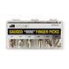 Набір медіаторів Dunlop 3060 Nickel Silver Mini Fingerpick Cabinet (120 шт.) 122949 фото 1