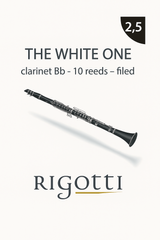 Тростина для кларнета Rigotti White №2.5 (1 шт) RG.CCW(2.5)-1 фото