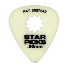 EVERLY GLOW IN THE DARK STAR PICK HEAVY .96mm (12-PACK) 40516 фото