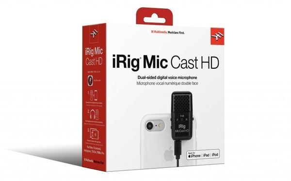 Цифровой двухкапсюльный микрофон IK Multimedia iRig Mic Cast HD