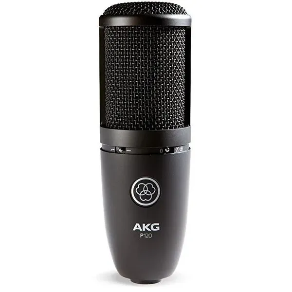 AKG P120: an XLR condenser illustrating a separate recording chain.