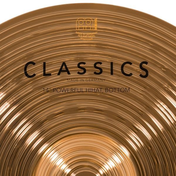 Тарелка Meinl Classics C14PH Powerful Hihat 14" 112785 фото