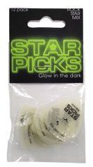 EVERLY GLOW IN THE DARK STAR PICK MIX (12-PACK) 40517 фото