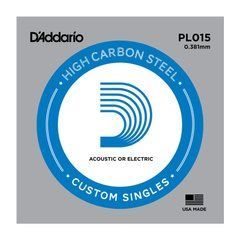D'ADDARIO PL015 Plain Steel 015 34311 фото