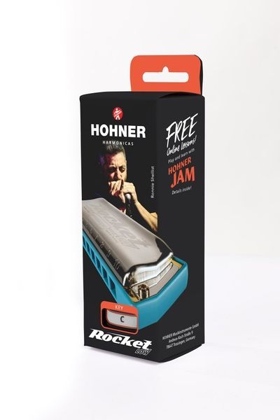 Губна гармошка Hohner Progressive Rocket LOW M201617P Low F#-major 128874 фото