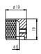 PAXPHIL NS003 CR Control Knob, Set-Screw Type (Chrome) 39103 photo 3