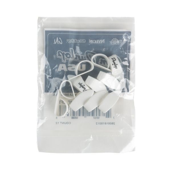 Медіатор Dunlop 9012R White Thumbpick Left Handed Medium (12 шт.) 125955 фото