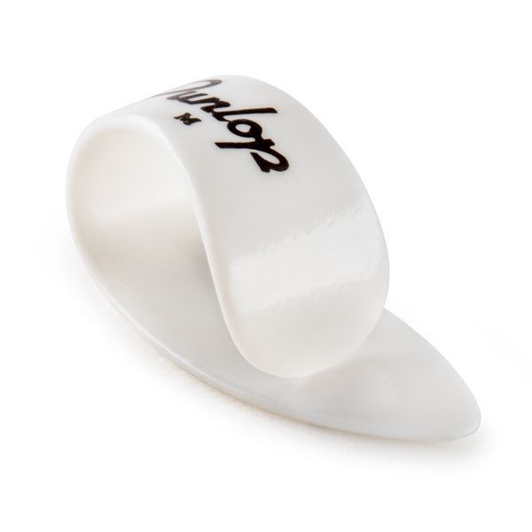 Медіатор Dunlop 9012R White Thumbpick Left Handed Medium (12 шт.) 125955 фото