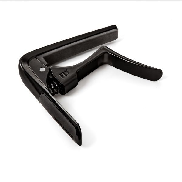 Каподастр Dunlop 63CBK Black Acoustic Trigger Fly Curved Capo 128175 фото