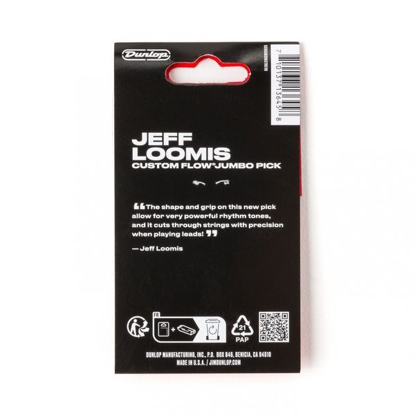 Медиатор Dunlop 547PJL Jeff Loomis Ultex Flow Jumbo 2.0 mm (3 шт.) 128387 фото