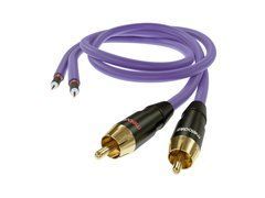 Purple Cable interconnect 2xRCA - 2xRCA, lenght 1,5m MD2R15 фото
