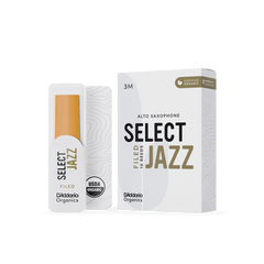 Трость для альт-саксофона D'Addario Organic Select Jazz Filed 3M (1 шт) 41147 фото