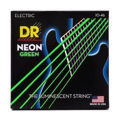 DR Strings NEON Green Electric - Medium (10-46) 40751 фото