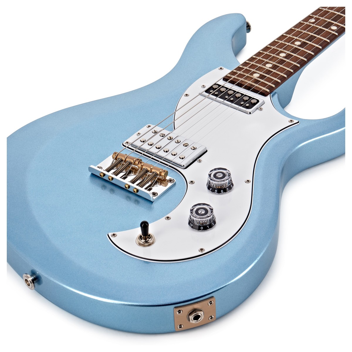 PRS S2 Vela (Frost Blue Metallic) — деталі корпусу й фурнітури