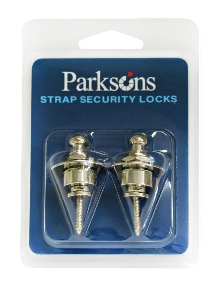 PAXPHIL PSL700N Guitar Strap Security Locks, Nickel 31279 photo