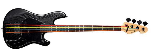 Струны для бас-гитары DR Strings NEON Multi-Color Bass - Medium (45-105) 40843 фото