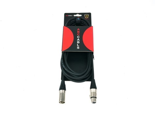 Кабель з конекторами ABCCABLS MA008L1 XLR-XLR 1m