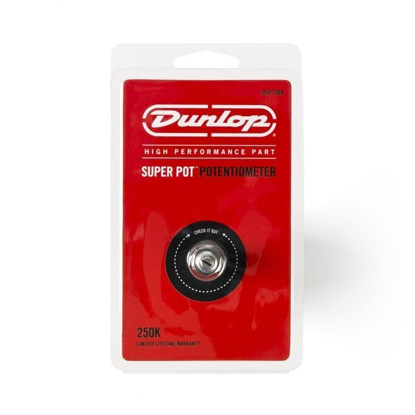 Потенциометр для гитары DUNLOP DSP250K 250 кОм, разрезной вал 126395 фото