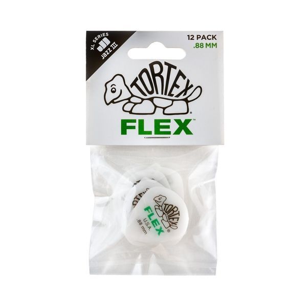 Медіатор Dunlop 466P.88 Tortex Flex Jazz III XL .88 mm (12 шт.) 125913 фото