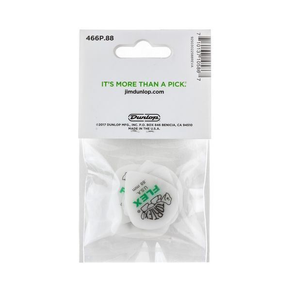Медіатор Dunlop 466P.88 Tortex Flex Jazz III XL .88 mm (12 шт.) 125913 фото