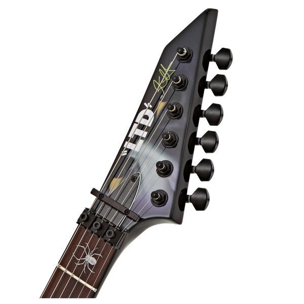 LTD KH-WZ White Zombie Electric Guitar (Black w/Graphic) 38331 photo