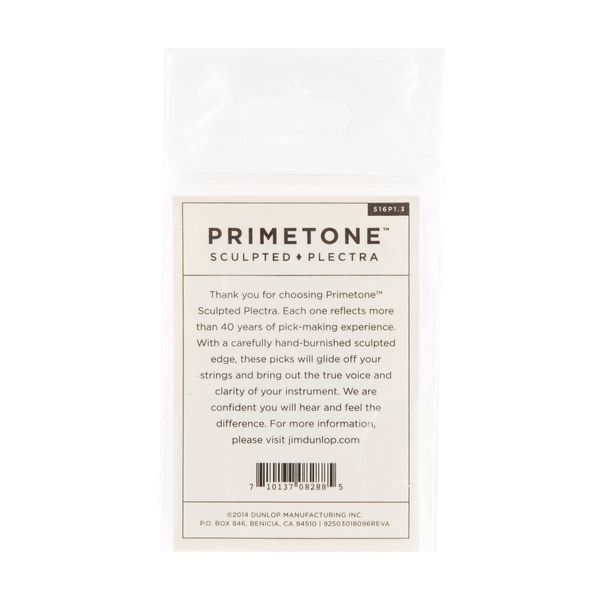 Набор медиаторов Dunlop 516P1.3 Primetone 1.3mm (3шт) 125875 фото