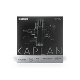 Комплект струн D'Addario Kaplan Vivo 4/4 для скрипки (середній натяг) 33927 фото
