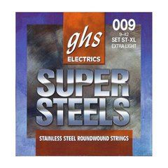 Струни для електрогітари GHS Super Steels ST-XL, 9-42 113352 фото