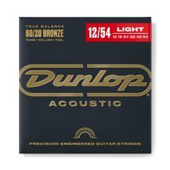 Струны для акустической гитары Dunlop DAB1254 80/20 Bronze 114567 фото