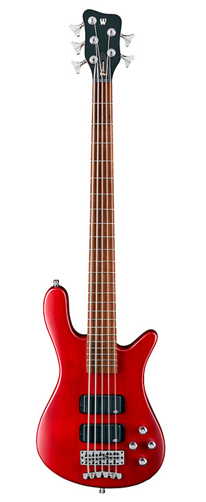 WARWICK RockBass Streamer Standard, 5-String (Burgundy Red Transparent Satin) — общий вид