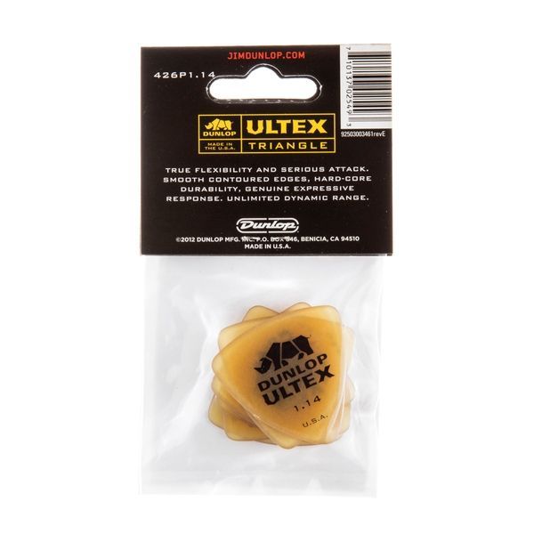 Медиатор Dunlop 426P1.14 Ultex Triangle 1.14 mm (6 шт.) 121943 фото