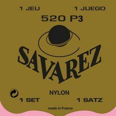 Струни для класичної гітари Savarez Traditional 520P3 (nylon wound G3) Normal Tension 118727 фото